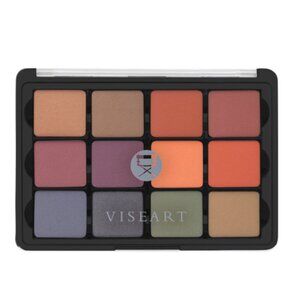 Viseart | Pro 12-pan eyeshadow palette | 4 Dark Mattes (Made in France formula)